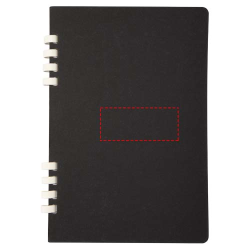 Blocco note a spirale formato A5 con copertina rigida in materiale riciclato certificato RCS Fil
