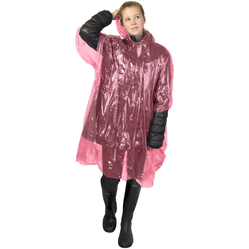 Poncho impermeabile monouso Ziva con custodia