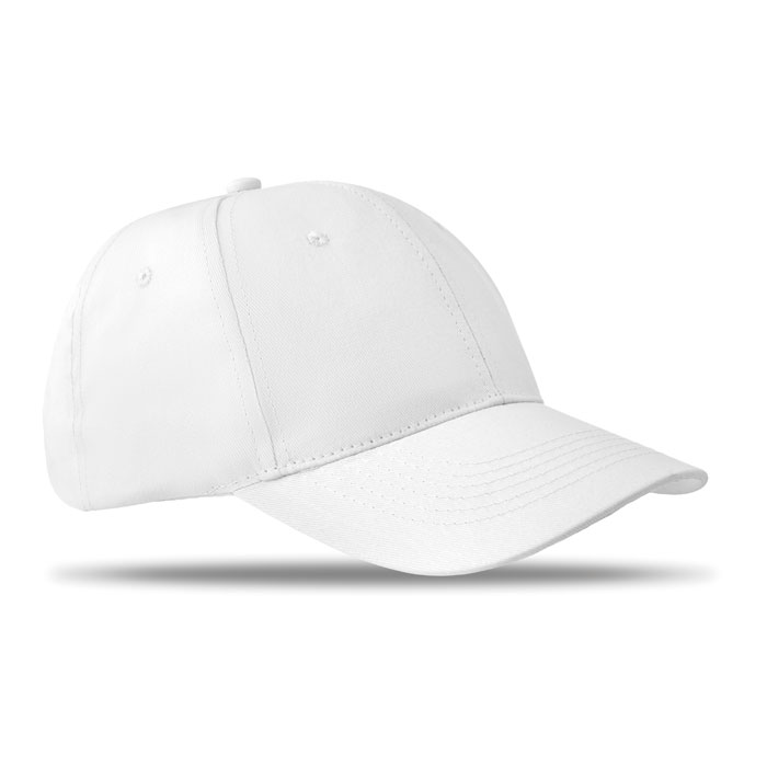 BASIE APOLLO - Cappellino 6 pannelli 160/gr - Bianco