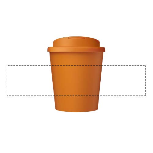 Bicchiere Americano® Espresso Eco da 250 ml in materiale riciclato con coperchio a prova di perdita