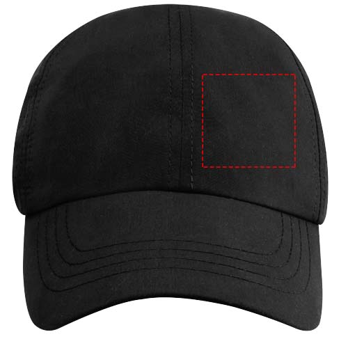 Cappellino cool-fit a 6 pannelli in materiale riciclato certificato GRS da 110 g/m² Mica