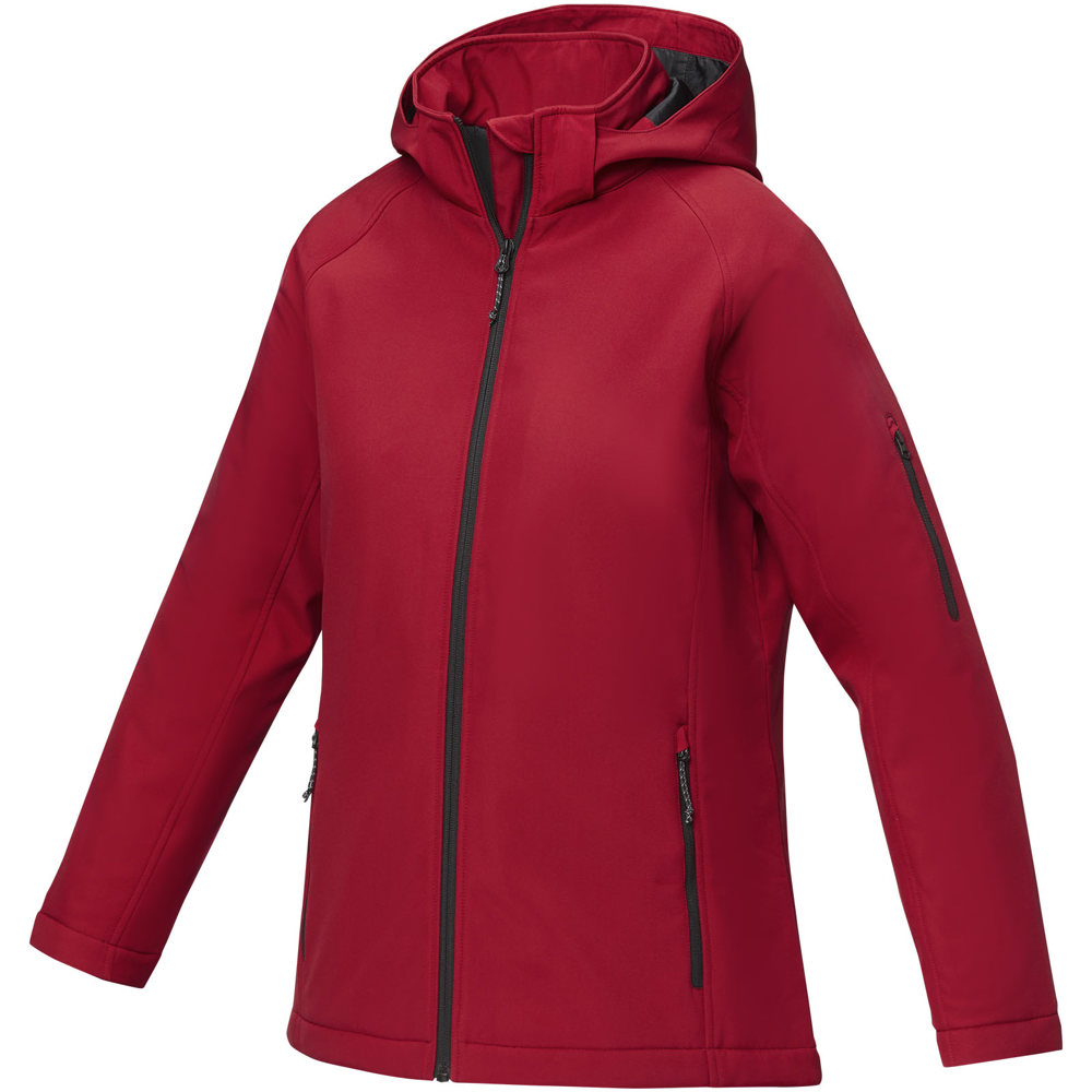 Giacca softshell imbottita da donna Notus - Rosso