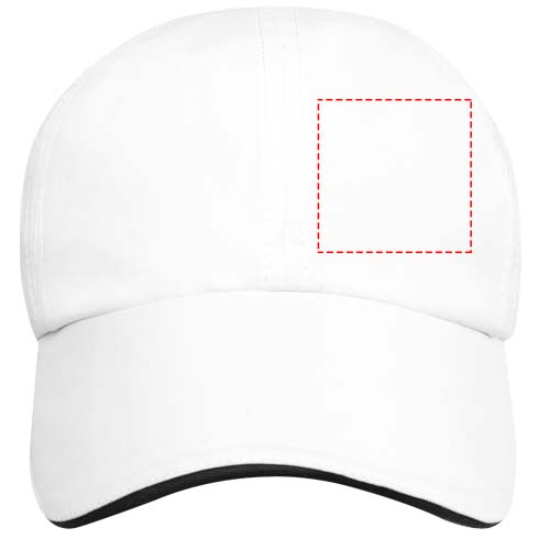 Cappellino cool-fit sandwich a 6 pannelli in materiale riciclato certificato GRS Morion