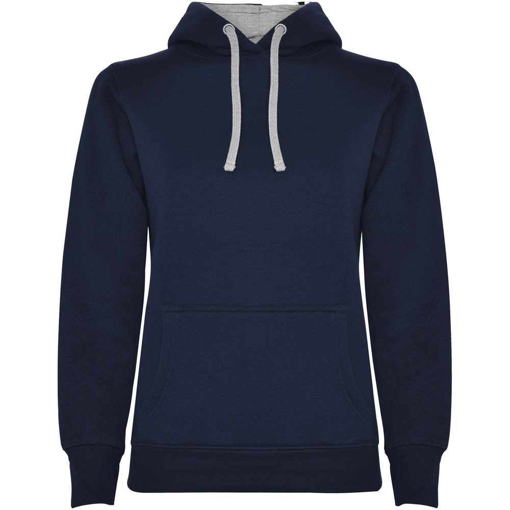 Felpa con cappuccio da donna Urban - Blu navy, Grigio mélange