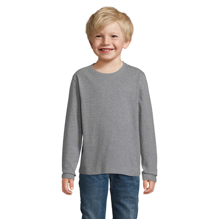 IMPERIAL LSL KIDS - IMPERIAL LSL KIDS T-SHIRT - Grigio melange