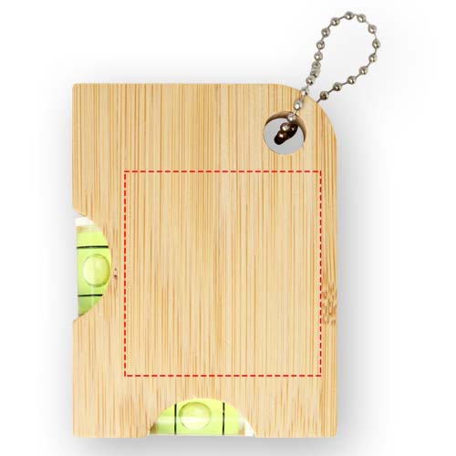 Apribottiglie in bambù con livella Levo 