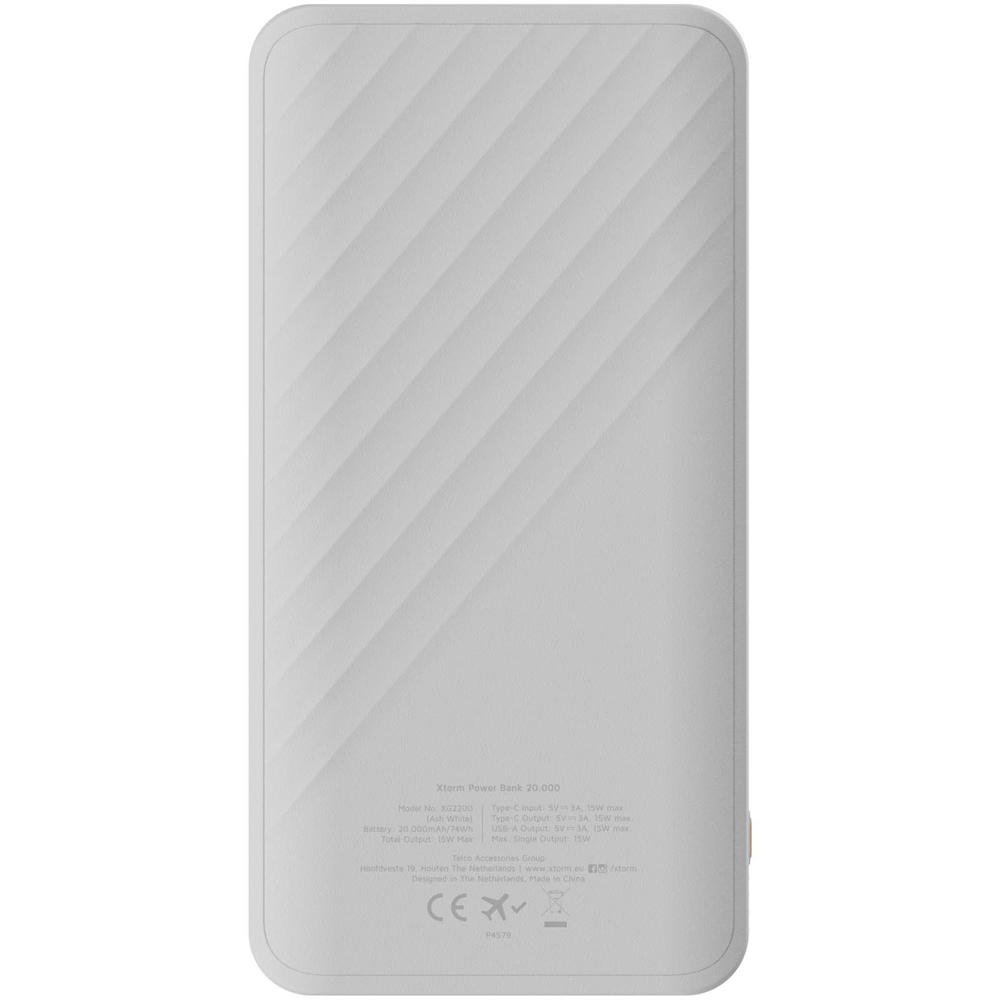 Power bank a ricarica rapida da 20.000 mAh 15 W Xtorm XG220 Go2 
