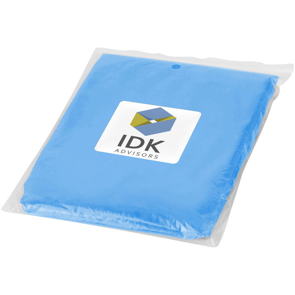 Poncho impermeabile monouso Ziva con custodia