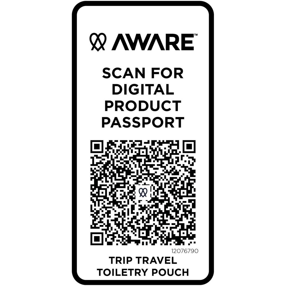 Beauty case da viaggio in materiale riciclato da 2 litri Trip Aware™