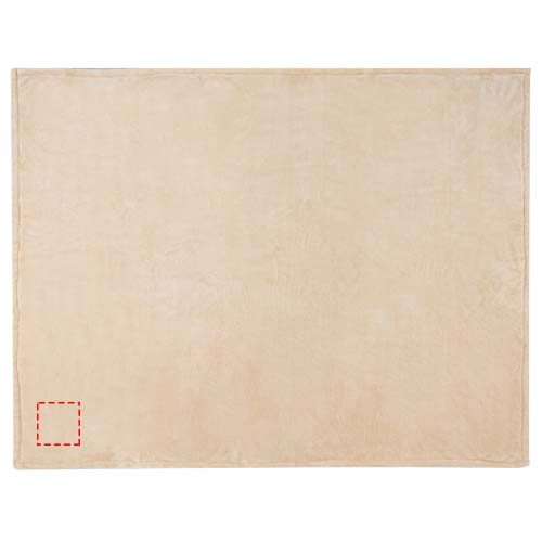 Coperta in sherpa riciclato certificato GRS Ashen 