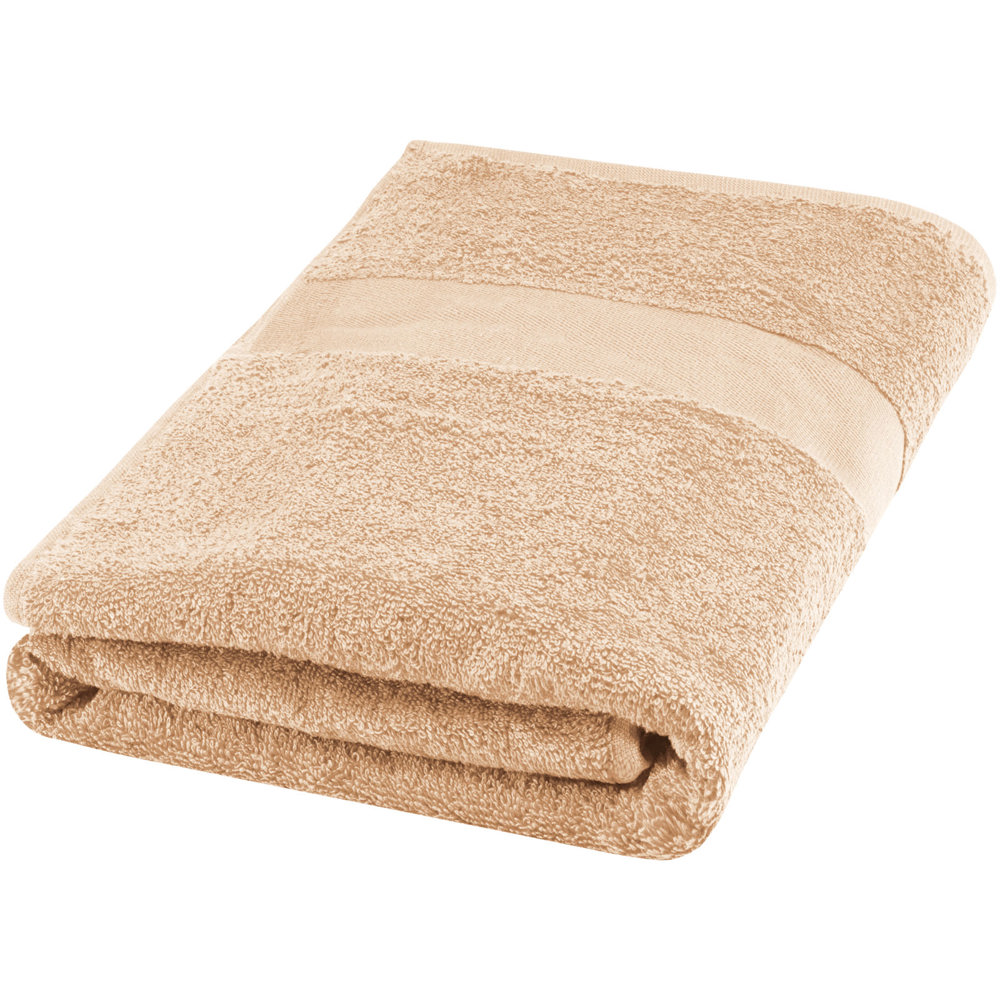 Asciugamano 70 x 140 cm in cotone da 450 g/m² Amelia - Beige