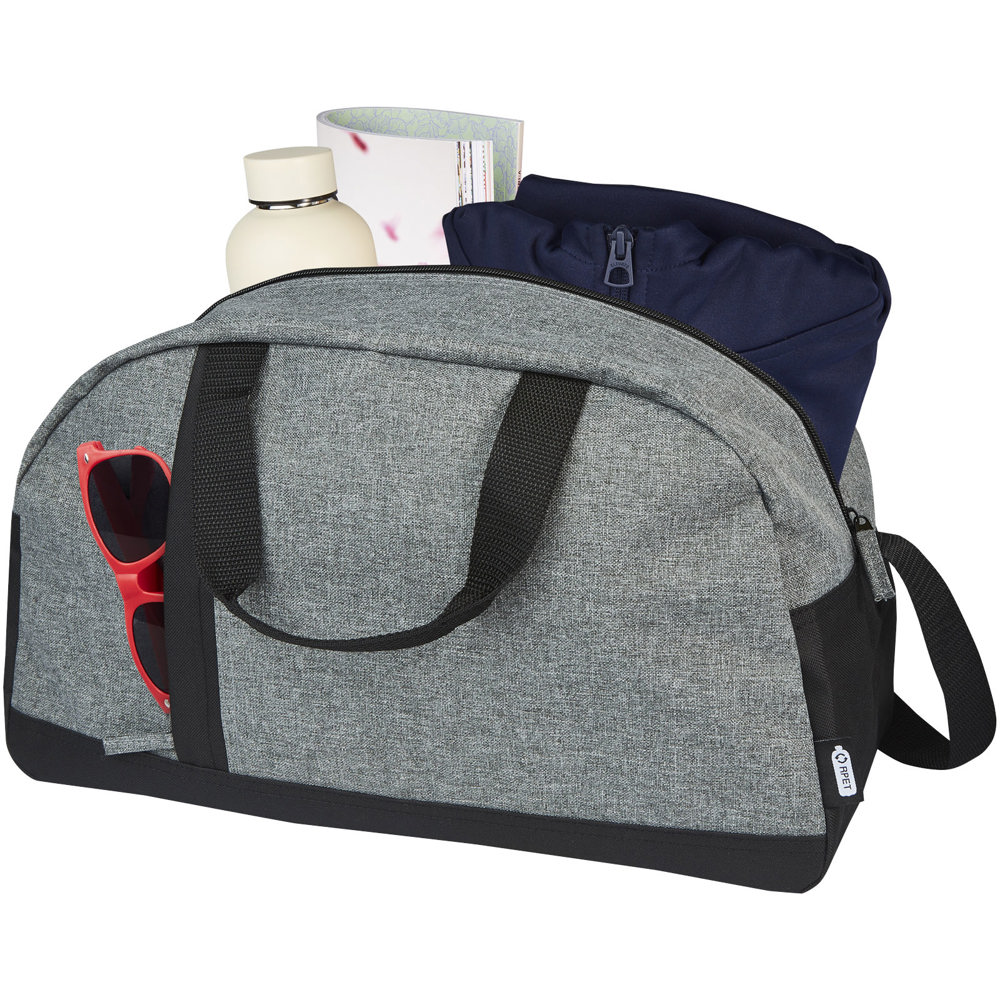Borsone sportivo bicolore in materiale riciclato certificato GRS Reclaim 21L