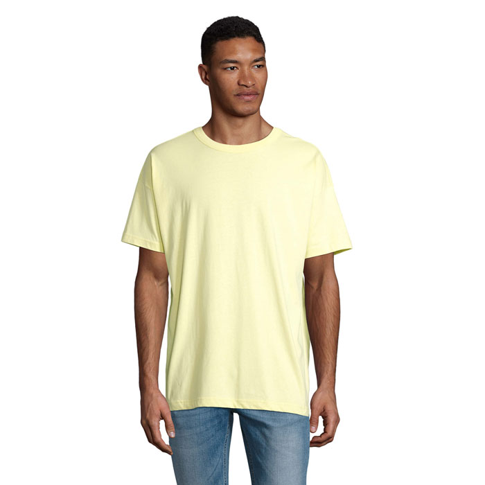 BOXY MEN - BOXY MEN T-SHIRT OVERSIZE - Giallo Chiaro