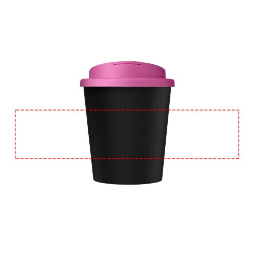 Bicchiere Americano® Espresso Eco da 250 ml in materiale riciclato con coperchio a prova di perdita