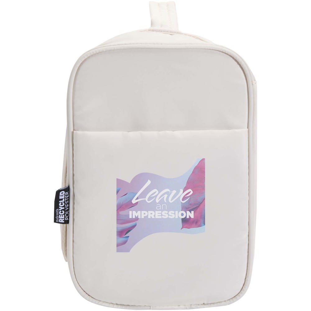 Beauty case da appendere in materiale riciclato certificato GRS Puffer - 8L