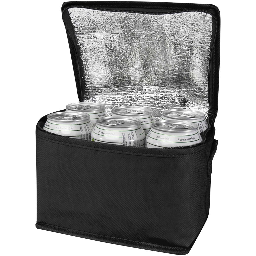 Borsa termica con capacità per 6 lattine in tessuto non tessuto riciclato certificato GRS Spectrum - 4L