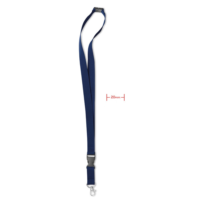 LANY - Lanyard con moschettone - Blu