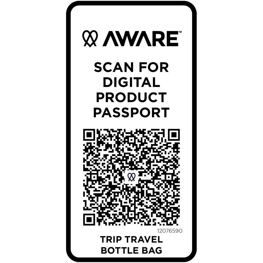 Borsa da viaggio per bottiglie in materiale riciclato da 2 litri Trip Aware™