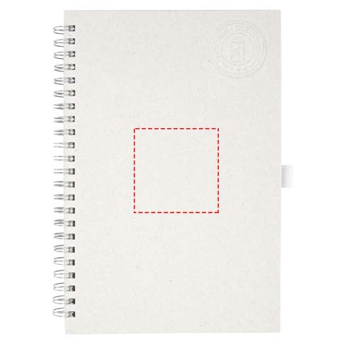 Blocco note a spirale Dairy Dream in formato A5 realizzato con cartoni del latte riciclati