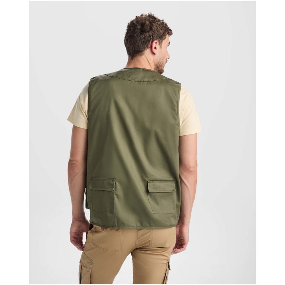 Gilet da lavoro con più tasche e scollo a V da 200 g/m² Venera 