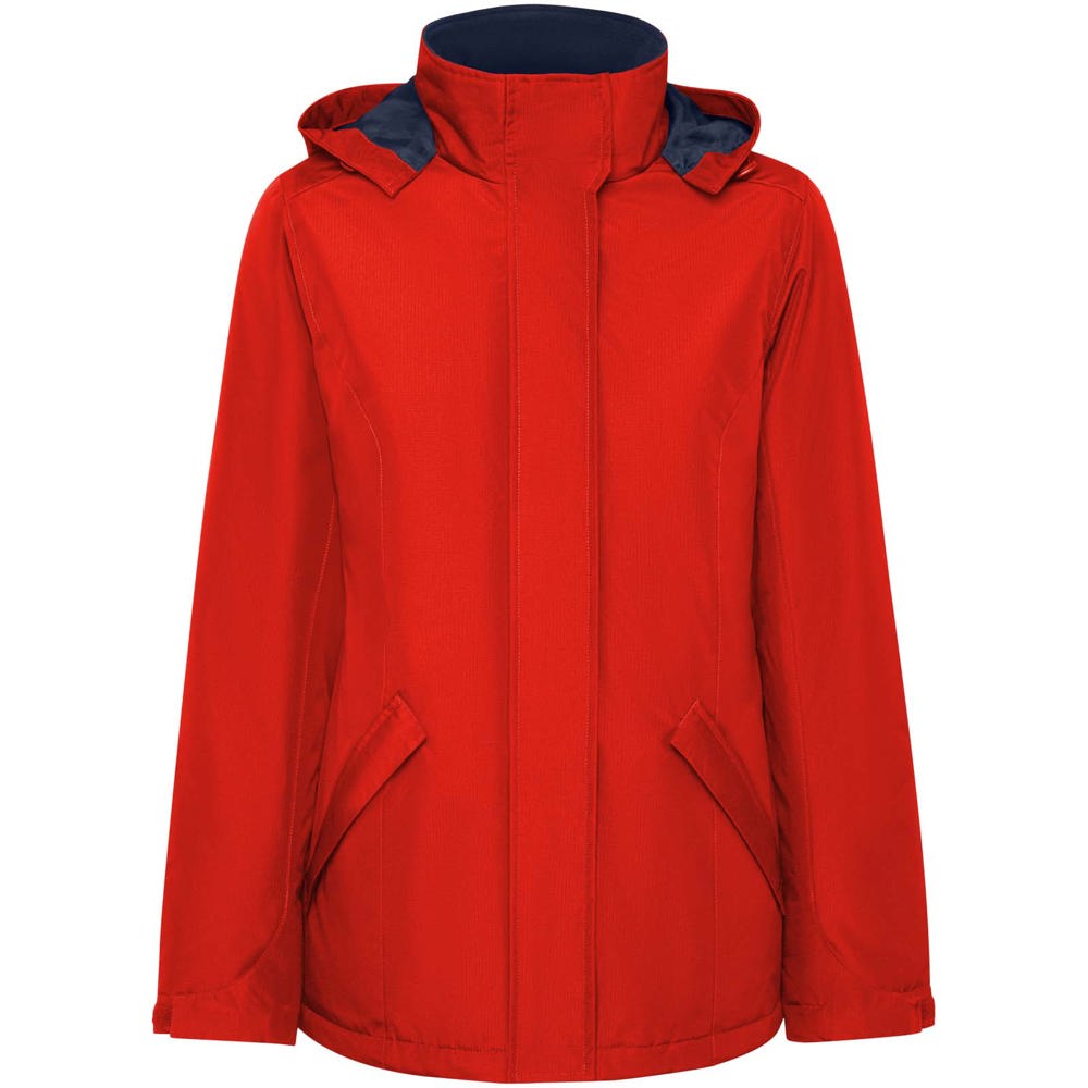 Giacca parka imbottita da donna America - Rosso