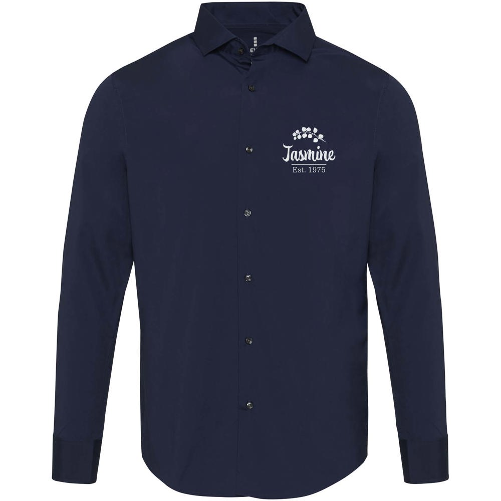 Camicia da uomo in tessuto popeline da 133 g/m² Carnelian