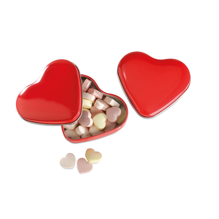 LOVEMINT - Porta caramelle in latta - Rosso