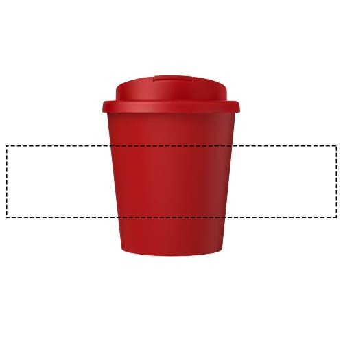Bicchiere Americano® Espresso Eco da 250 ml in materiale riciclato con coperchio a prova di perdita