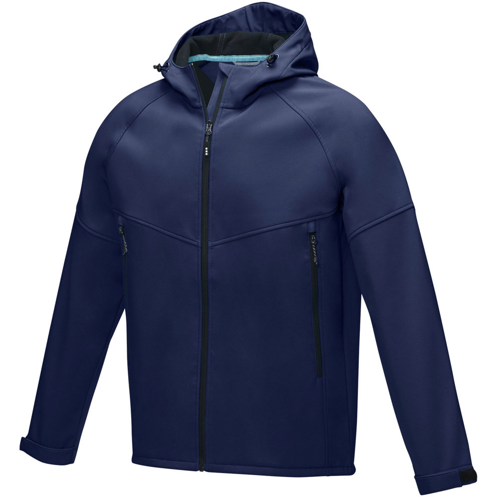 Giacca Coltan da uomo in softshell riciclato - Navy