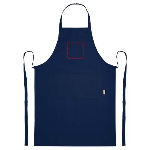 Grembiule in tessuto biologico da 200 g/m² certificato OCS Odisha