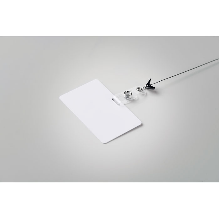 BADSMALL - Badge con lanyard 54 x 86 mm