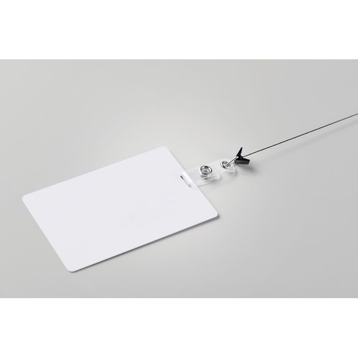 BADLARGE - Badge con cordino 120x80 mm