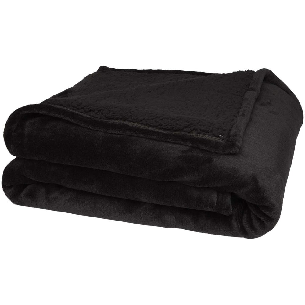 Coperta in sherpa riciclato certificato GRS Ashen 