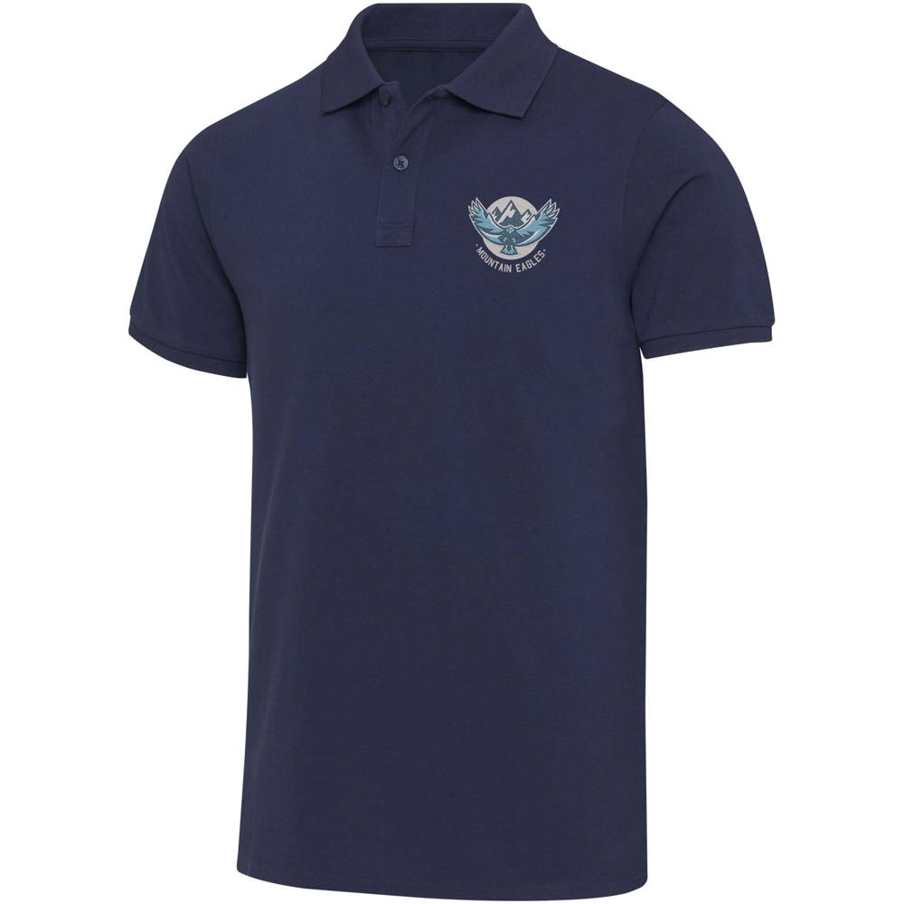 Polo a maniche corte unisex in tessuto biologico riciclato certificato OCS da 220 g/m² Beryl