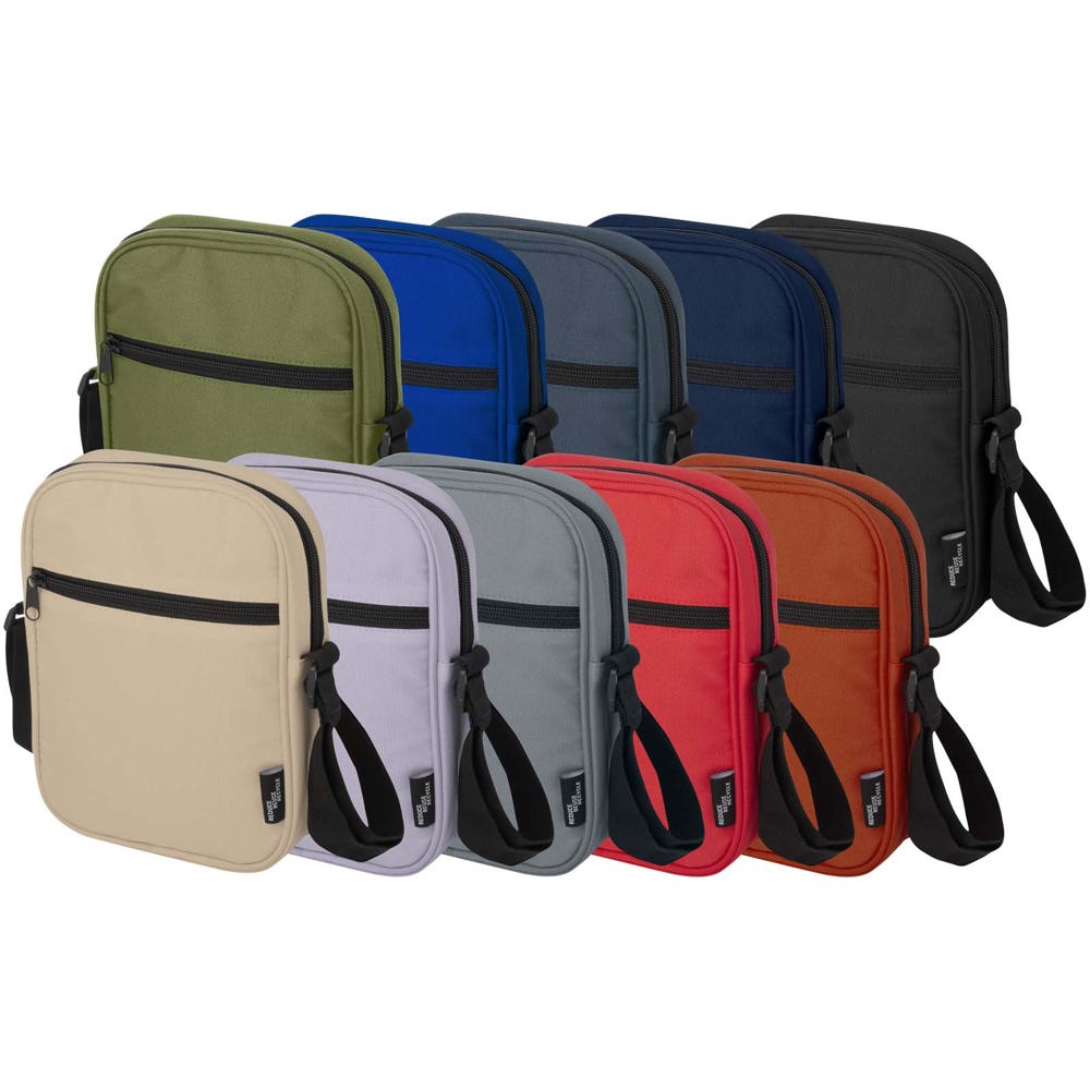 Borsa a tracolla in materiale riciclato certificato GRS Byron 2l