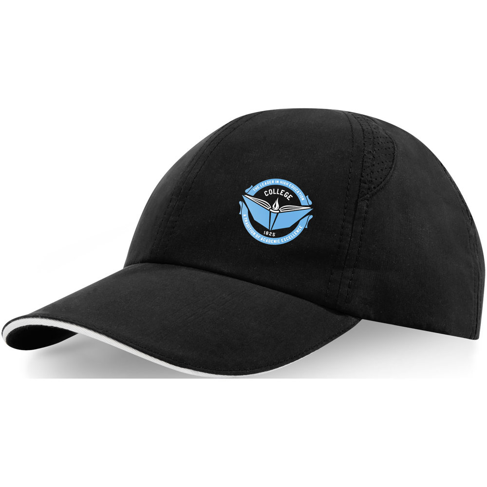Cappellino cool-fit sandwich a 6 pannelli in materiale riciclato certificato GRS da 110 g/m² Morion