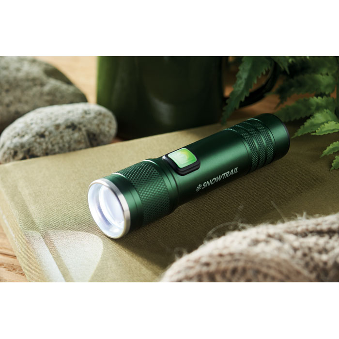 FLASHRA - Torcia ricaricabile. Luce COB