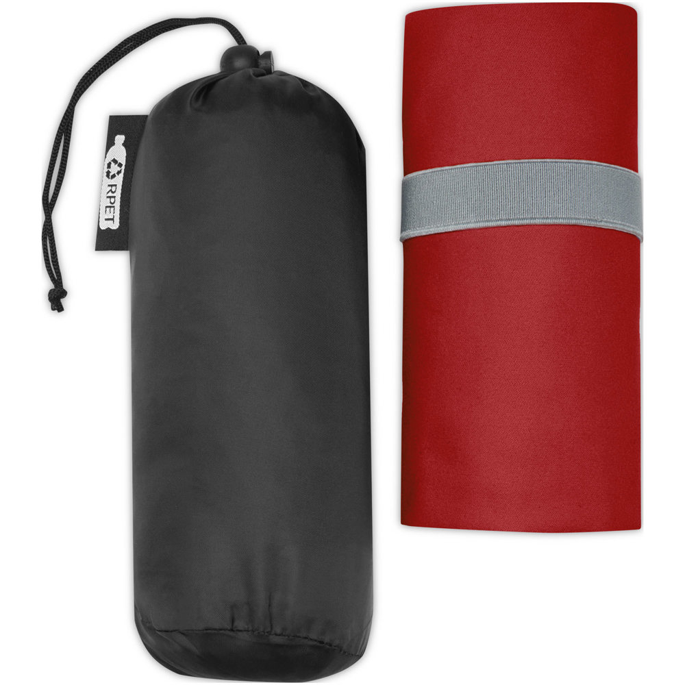 Asciugamano Pieter ultra leggero e ad asciugatura rapida in PET riciclato 130 x 80 cm