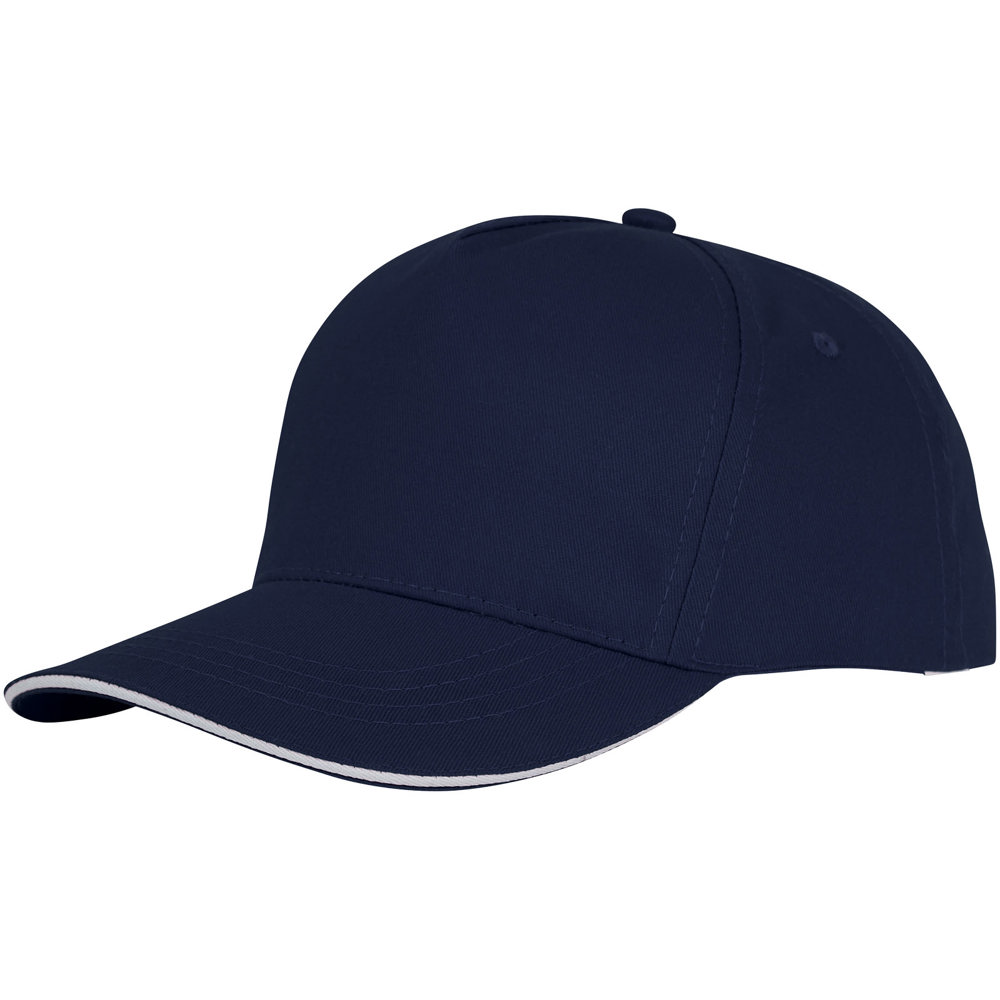 Cappellino con visiera sandwich Ceto a 5 pannelli - Navy