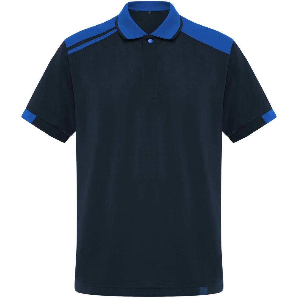 Polo a maniche corte unisex in tessuto antibatterico da 160 g/m2 Samurai - Blu navy, Blu royal
