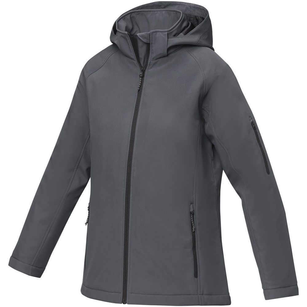 Giacca softshell imbottita da donna Notus - Grigio tempesta
