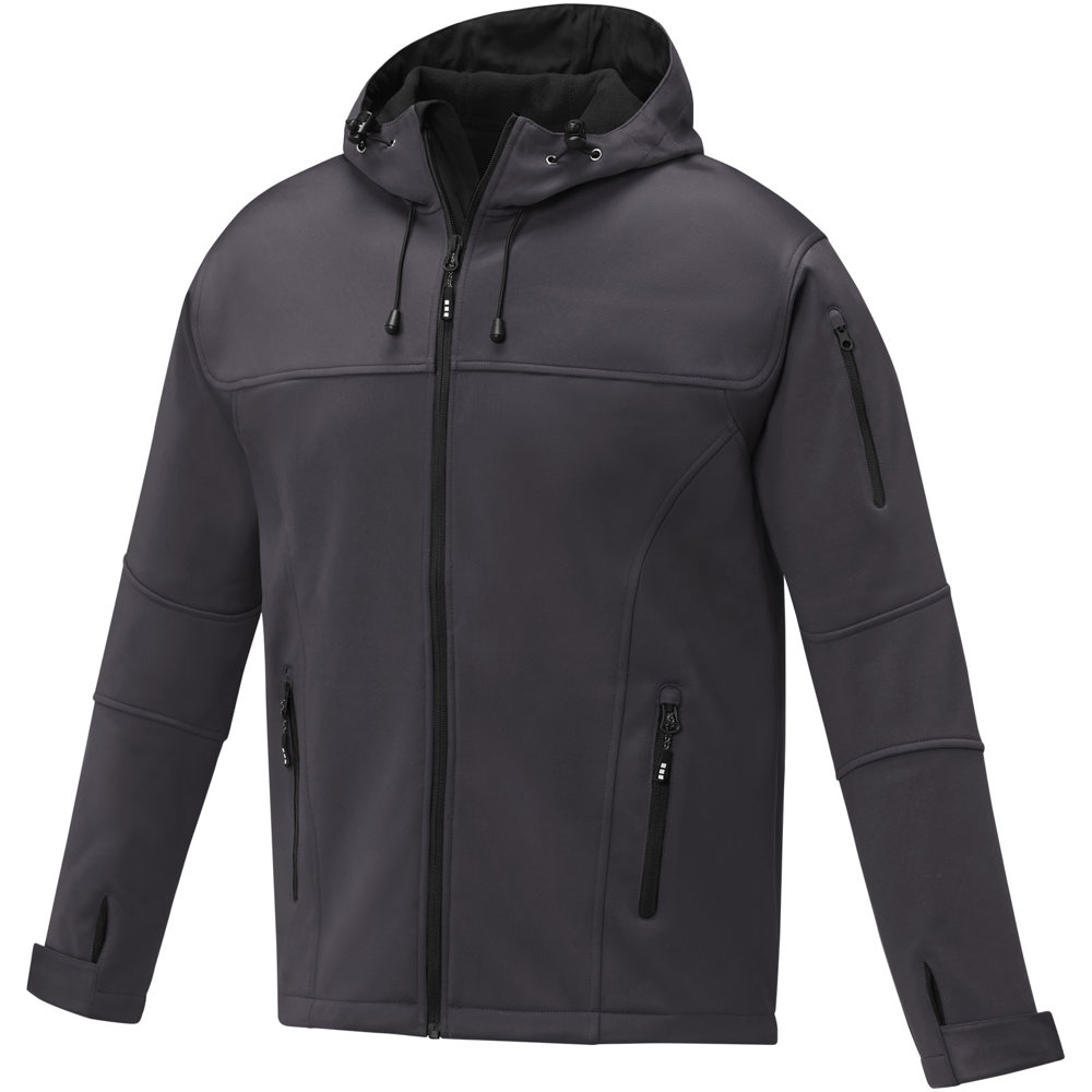 Giacca softshell da uomo Match - Grigio tempesta