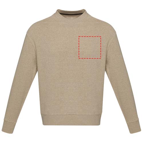 Maglione a girocollo in tessuto riciclato unisex Tin Aware™