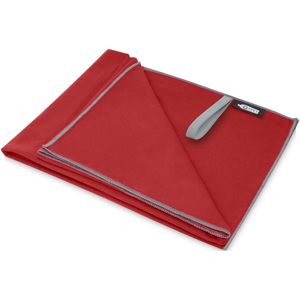 Asciugamano Pieter ultra leggero e ad asciugatura rapida in PET riciclato 130 x 80 cm