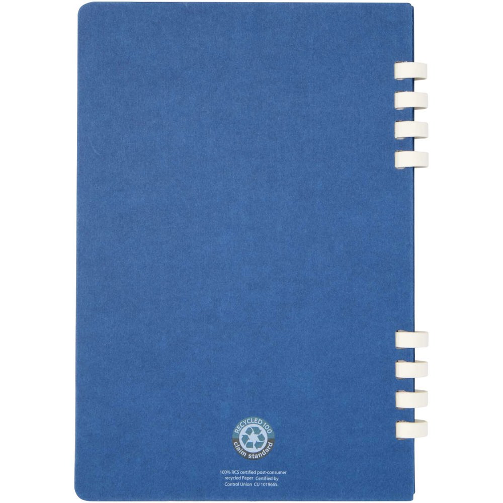 Blocco note a spirale formato A5 con copertina rigida in materiale riciclato certificato RCS Fil
