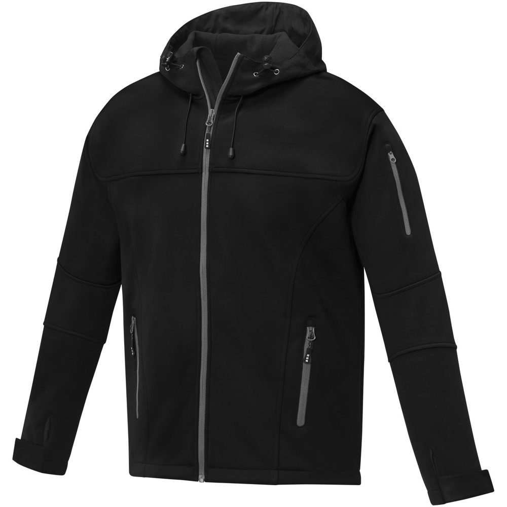 Giacca softshell da uomo Match - Nero