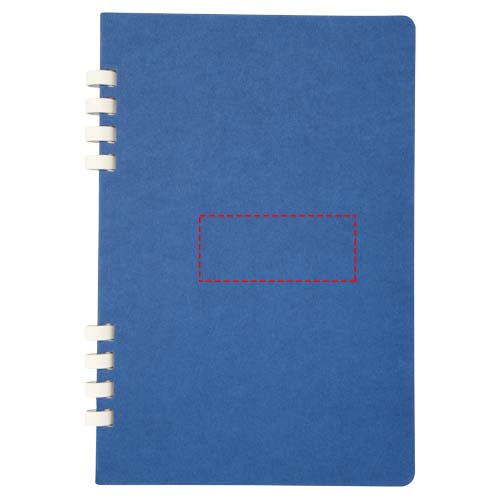 Blocco note a spirale formato A5 con copertina rigida in materiale riciclato certificato RCS Fil