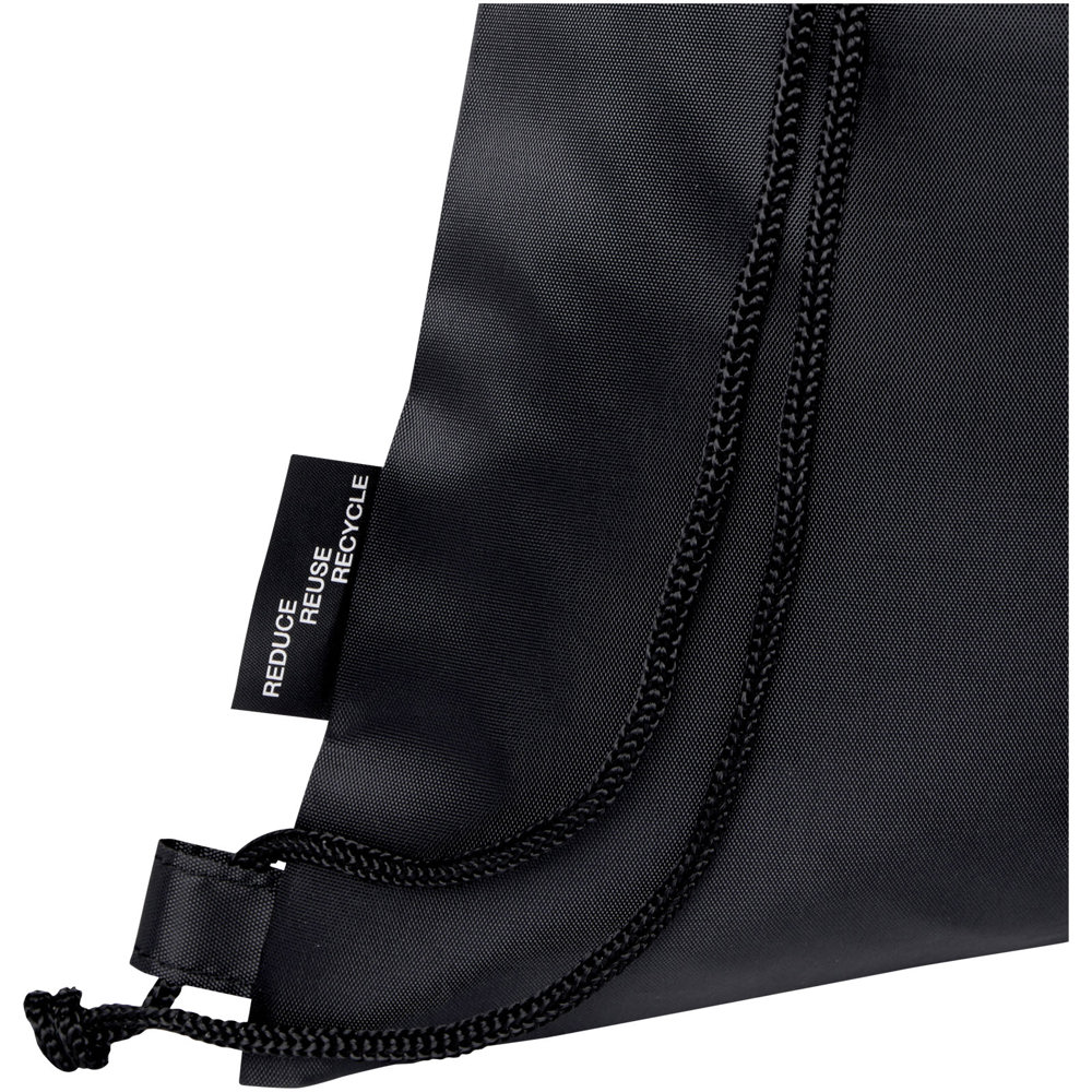 Borsa pieghevole con coulisse in materiale riciclato Ash - 7L