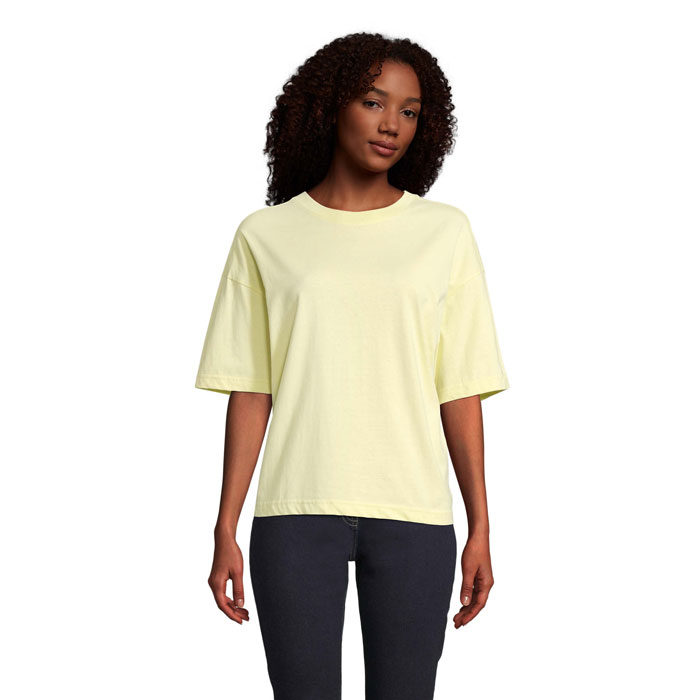 BOXY WOMEN - BOXY WOMEN T-SHIRT OVERSIZE - Giallo Chiaro