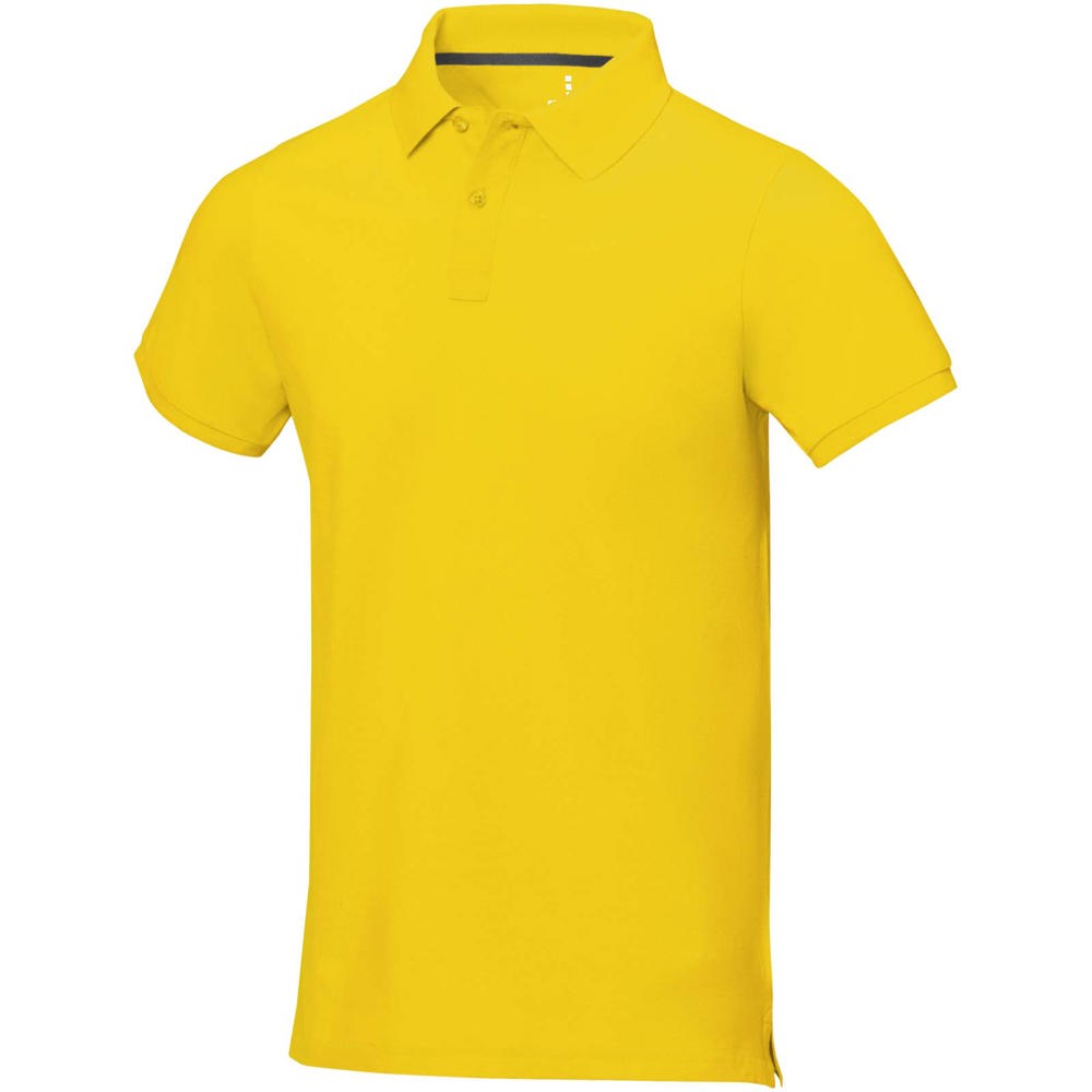 Polo Calgary a manica corta da uomo - Giallo